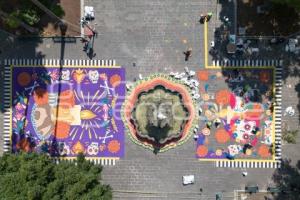 ZÓCALO . ALFOMBRA MONUMENTAL