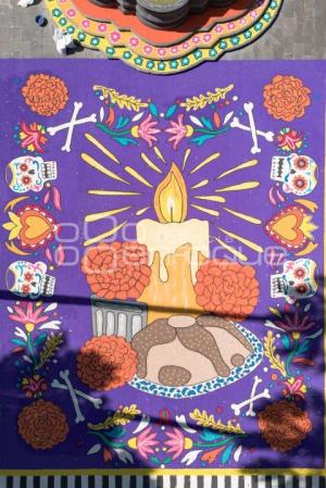 ZÓCALO . ALFOMBRA MONUMENTAL