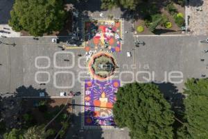 ZÓCALO . ALFOMBRA MONUMENTAL