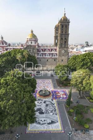 ZÓCALO . ALFOMBRA MONUMENTAL