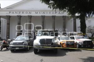 PANTEÓN MUNICIPAL . OPERATIVO VIAL