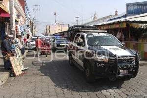 ATLIXCO . CORTEJO POLICÍAS