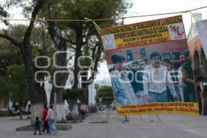 TLAXCALA . MANIFESTACIÓN BASES MAGISTERIALES