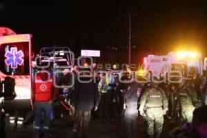 TLAXCALA . ACCIDENTE GUARDIA NACIONAL