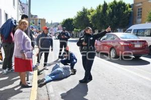 TLAXCALA . MUJER ATROPELLADA