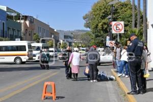 TLAXCALA . MUJER ATROPELLADA