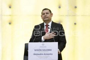 TOMA DE PROTESTA . ALEJANDRO ARMENTA