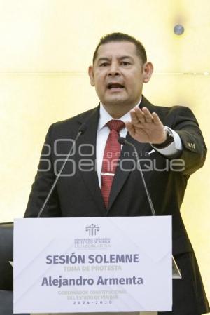 TOMA DE PROTESTA . ALEJANDRO ARMENTA