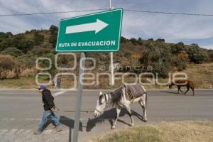XALITZINTLA . RUTAS DE EVACUACIÓN