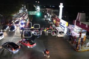 TLAXCALA . MANIFESTACIÓN SANTA CRUZ