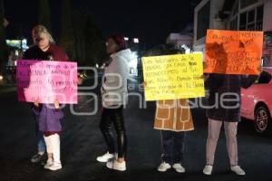 TLAXCALA . MANIFESTACIÓN SANTA CRUZ