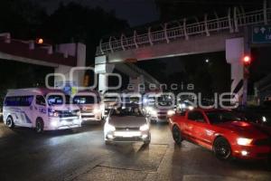 TLAXCALA . MANIFESTACIÓN SANTA CRUZ