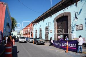 TLAXCALA . MANIFESTACIÓN CASO SOL