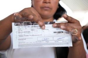 TLAXCALA . SIMULACRO TARJETA RITA CETINA