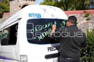 TLAXCALA . CARAVANA TRANSPORTES USU