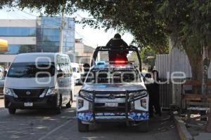 MOVILIZACIÓN POLICIACA . BULEVAR NORTE