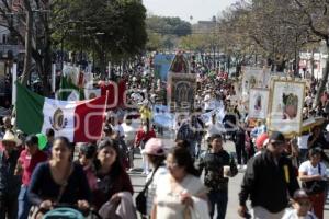 PEREGRINACIÓN ANUAL . BASÍLICA DE GUADALUPE