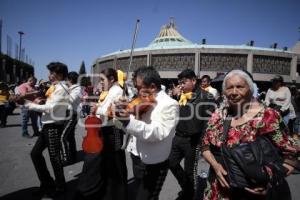 PEREGRINACIÓN ANUAL . BASÍLICA DE GUADALUPE