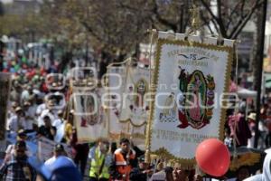 PEREGRINACIÓN ANUAL . BASÍLICA DE GUADALUPE