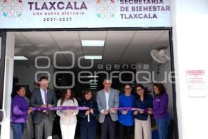 TLAXCALA . INAUGURACIÓN UNIDAD DE BIENESTAR