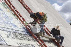 DISTRIBUIDOR VIAL EJÉRCITO DE ORIENTE . MOSAICO MONUMENTAL