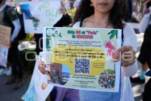 TLAXCALA . MANIFESTACIÓN PODA ÁRBOLES