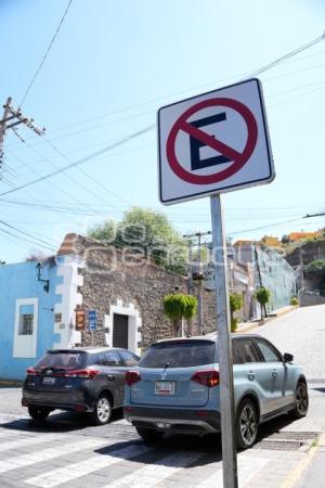 TLAXCALA . COLOCACIÓN DE SEÑALÉTICA