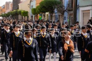 TLAXCALA . DESFILE BENITO JUÁREZ