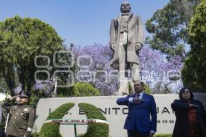 GOBIERNO ESTATAL . CEREMONIA BENITO JUÁREZ