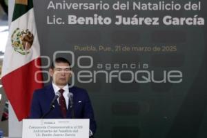 GOBIERNO ESTATAL . CEREMONIA BENITO JUÁREZ