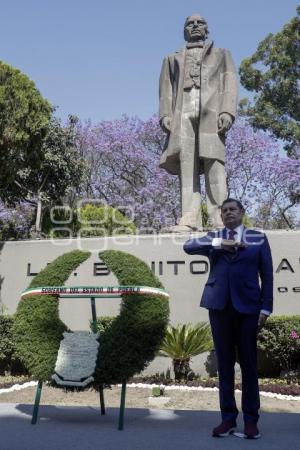 GOBIERNO ESTATAL . CEREMONIA BENITO JUÁREZ