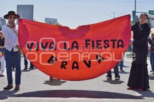 TLAXCALA . MANIFESTACIÓN TAUROMAQUIA