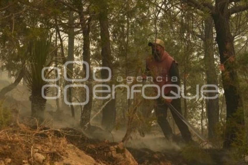 TLAXCALA . INCENDIO ATLTZAYACAN