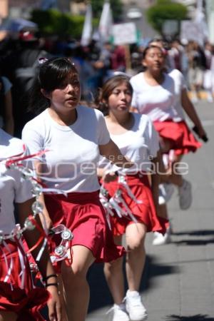 TLAXCALA . DESFILE SECUNDARIA TÉCNICA