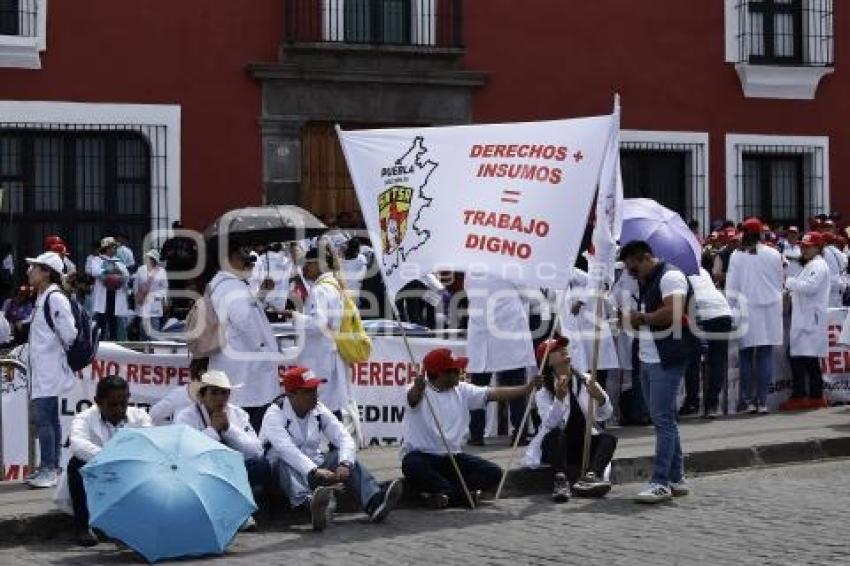 MANIFESTACIÓN TRABAJADORES DE LA SALUD