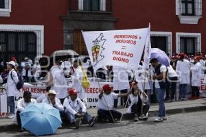 MANIFESTACIÓN TRABAJADORES DE LA SALUD