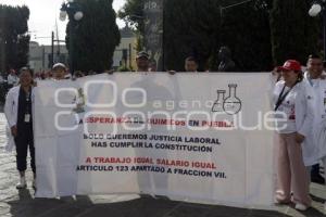 MANIFESTACIÓN TRABAJADORES DE LA SALUD