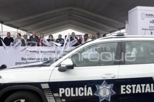 GOBIERNO ESTATAL . ENTREGA DE PATRULLAS