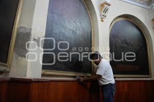 TLAXCALA . RESTAURACIÓN PARROQUIA SANTA ANA