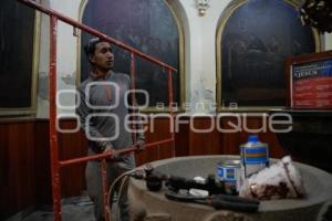 TLAXCALA . RESTAURACIÓN PARROQUIA SANTA ANA
