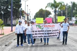 TLAXCALA . MANIFESTACIÓN DE DOCENTES