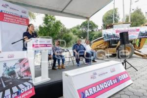 SAN ANDRÉS CHOLULA . REHABILITACIÓN DE CALLE