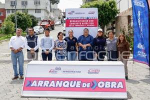 SAN ANDRÉS CHOLULA . REHABILITACIÓN DE CALLE