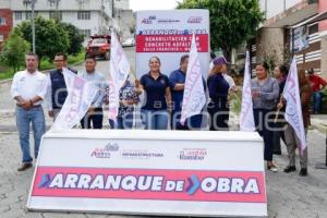 SAN ANDRÉS CHOLULA . REHABILITACIÓN DE CALLE