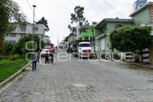 SAN ANDRÉS CHOLULA . REHABILITACIÓN DE CALLE