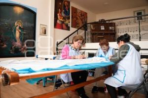 TLAXCALA . BORDADO VIRGEN DE LA CARIDAD