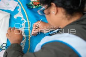 TLAXCALA . BORDADO VIRGEN DE LA CARIDAD