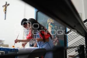 TLAXCALA . BORDADO VIRGEN DE LA CARIDAD