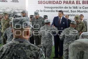 GOBIERNO . INAUGURACIÓN COMPAÑÍA GN