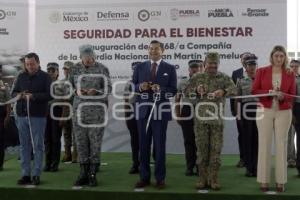 GOBIERNO . INAUGURACIÓN COMPAÑÍA GN